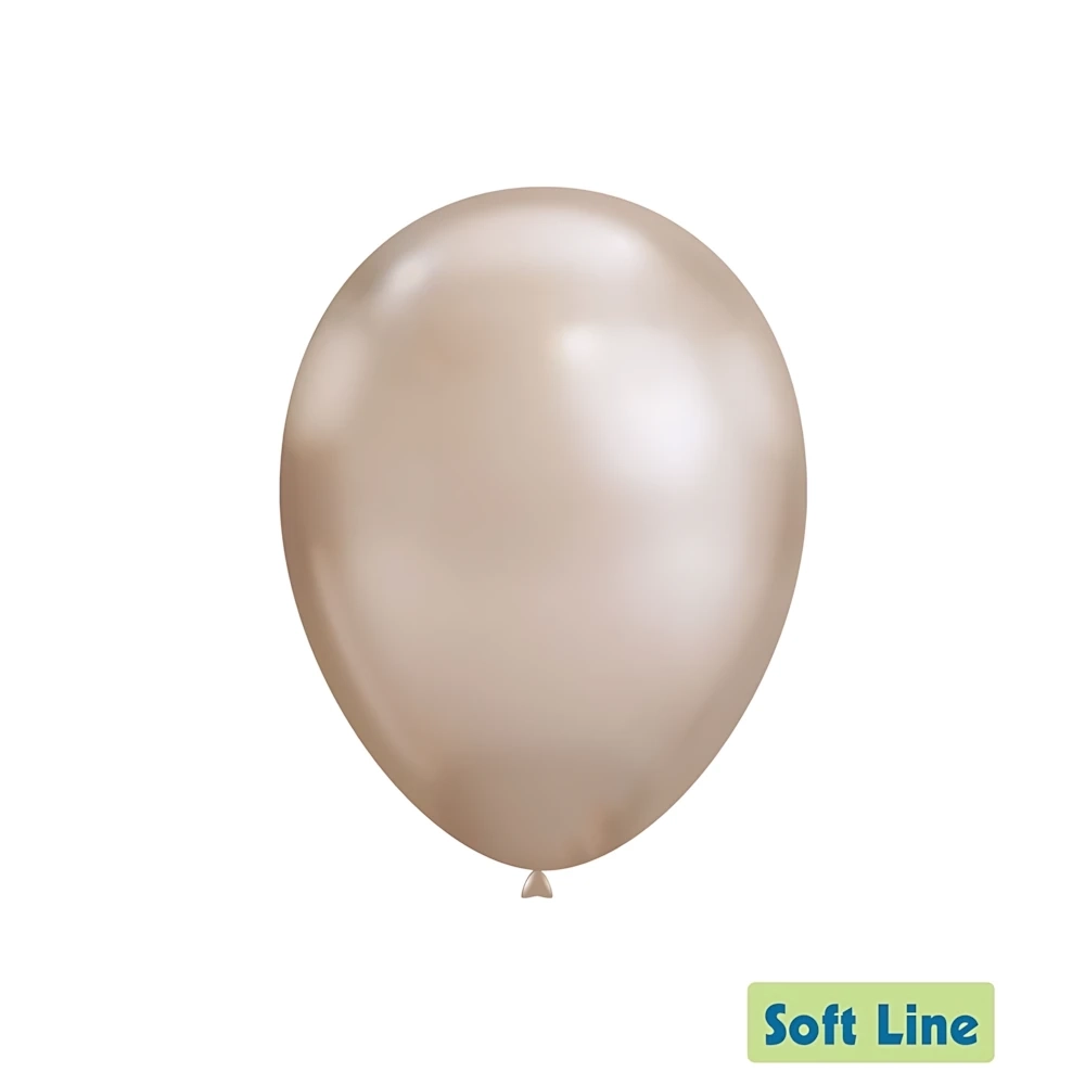 Palloncini Soft Line Cromati 12 pollici (30cm) Champagne 119, 50pz.