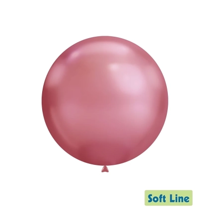 Palloncini Soft Line Cromati 18 pollici (46cm) Rosa 114, 20pz.