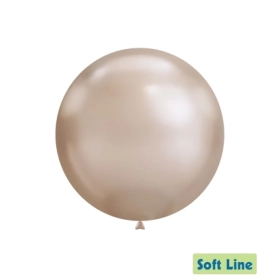 Palloncini Soft Line Cromati 18 pollici (46cm) Champagne 119, 20pz.