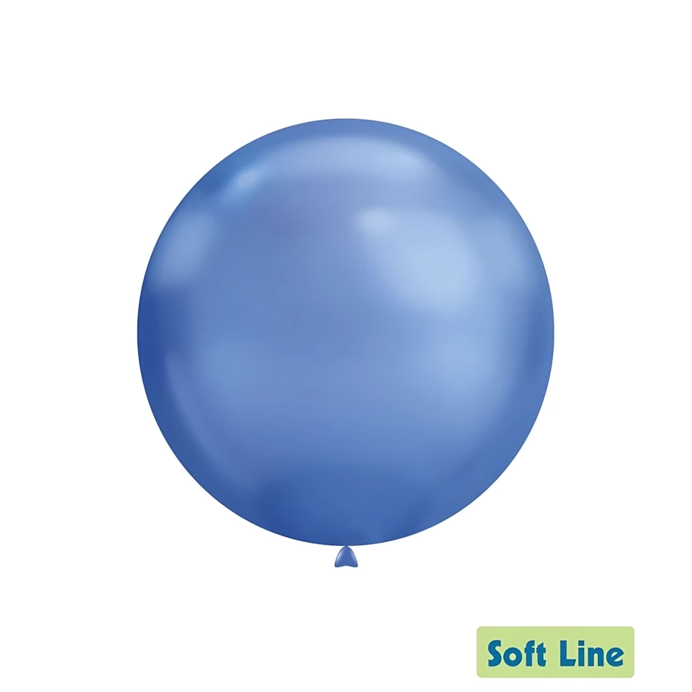 Palloncini Soft Line Cromati 18 pollici (46cm) Blu 120, 20pz.