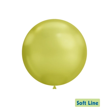 Palloncini Soft Line Cromati 18 pollici (46cm) Verde Lime 122, 20pz.