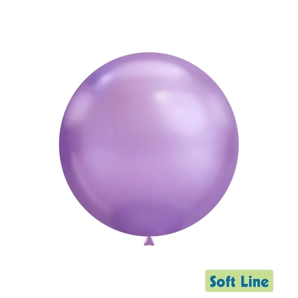 Palloncini Soft Line Cromati 18 pollici (46cm) Viola 123, 20pz.