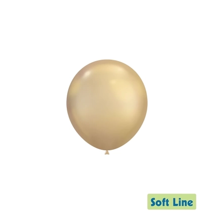Palloncini Soft Line Cromati 5 pollici (13cm) Oro Chiaro 124, 100pz.