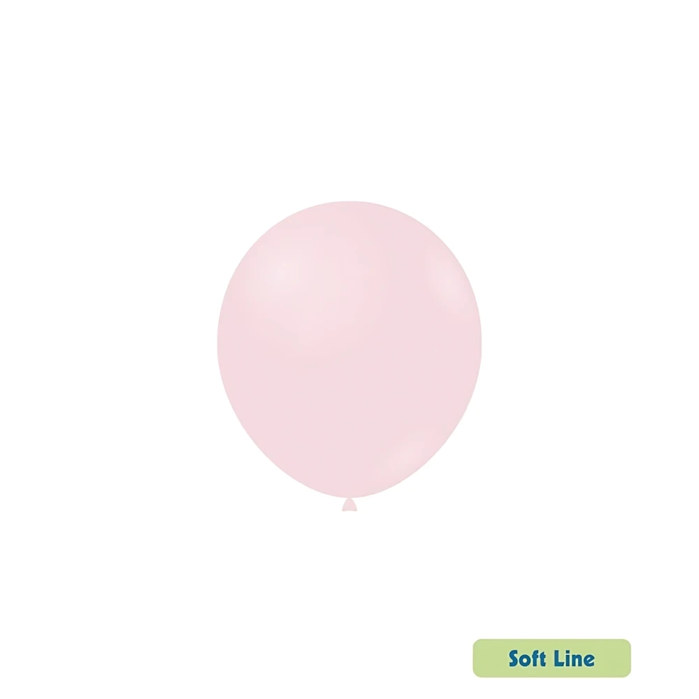 Palloncini Soft Line Pastello 5 pollici (13cm) Rosa Baby 126, 100pz.