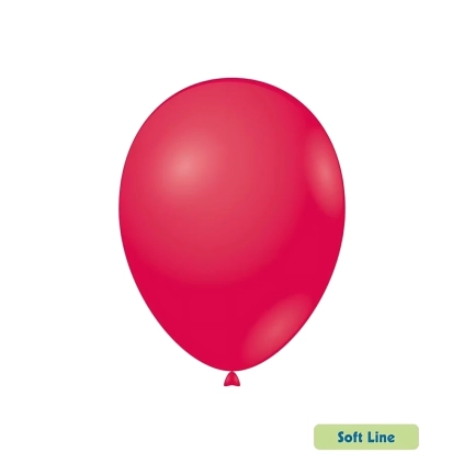 Palloncini Soft Line Pastello 12 pollici (30cm) Rosso 129, 50pz.