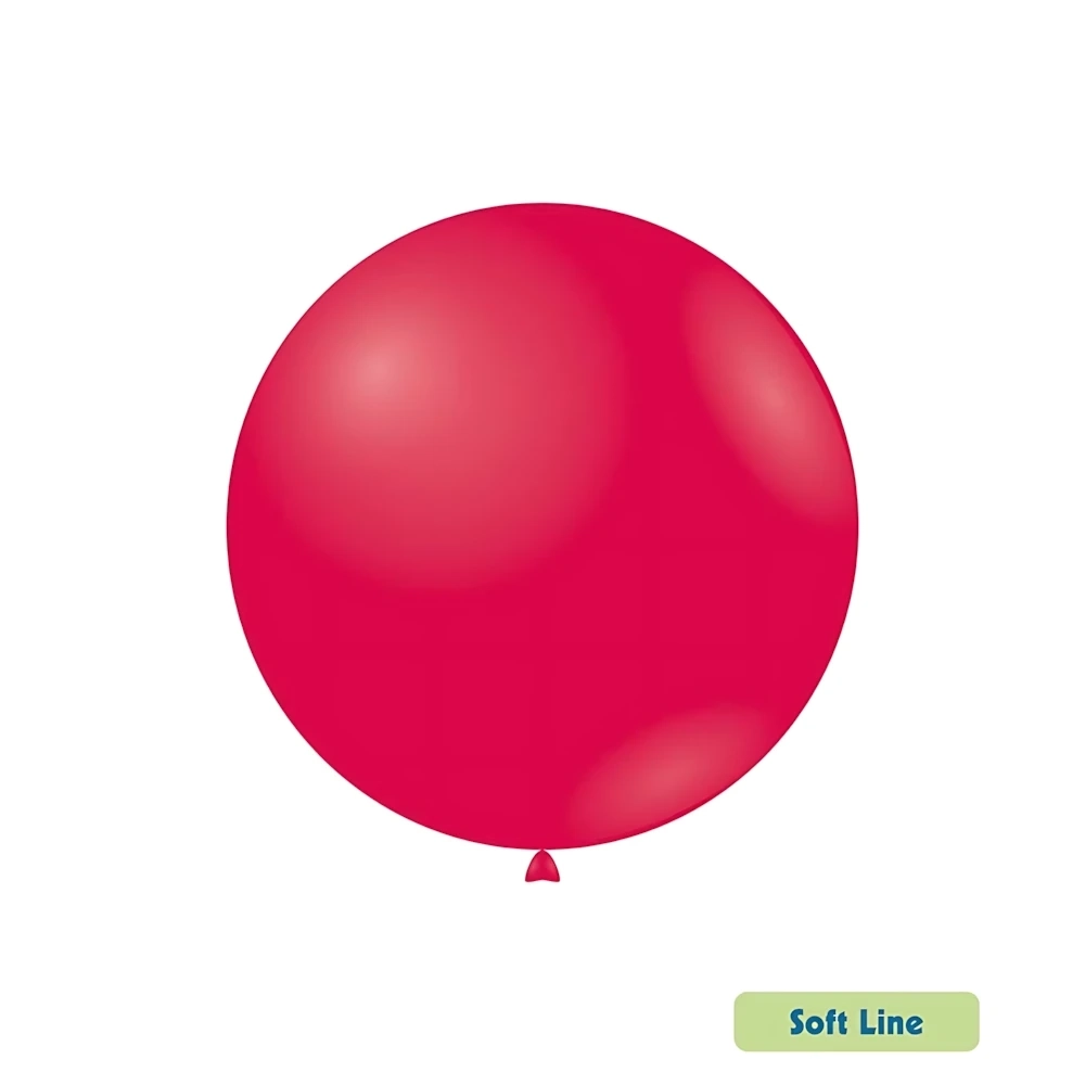 Palloncini Soft Line Pastello 18 pollici (46cm) Rosso 129, 20pz.