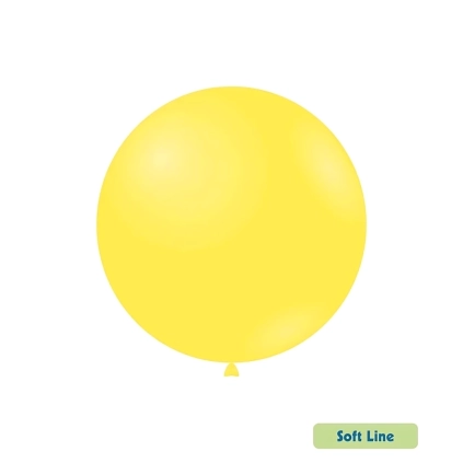 Palloncini Soft Line Pastello 18 pollici (46cm) Giallo 132, 20pz.