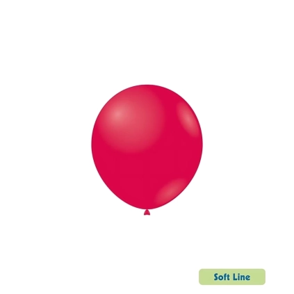 Palloncini Soft Line Pastello 5 pollici (13cm) Rosso 129, 100pz.