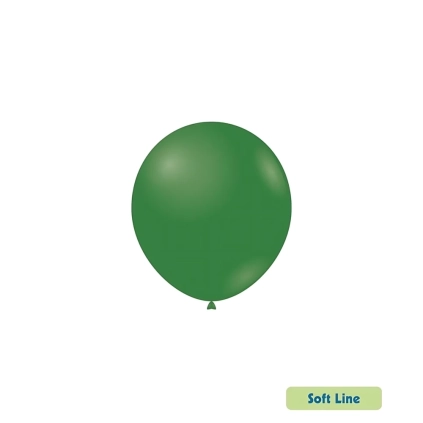 Palloncini Soft Line Pastello 5 pollici (13cm) Verde Foresta 134, 100pz.
