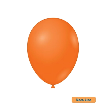 Palloncini Deco Line pastello 12" (30cm) Arancione Mandarino 202, 50pz.