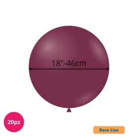 Palloncini Deco Line pastello 18" (46cm) Vinaccia 207, 20pz.