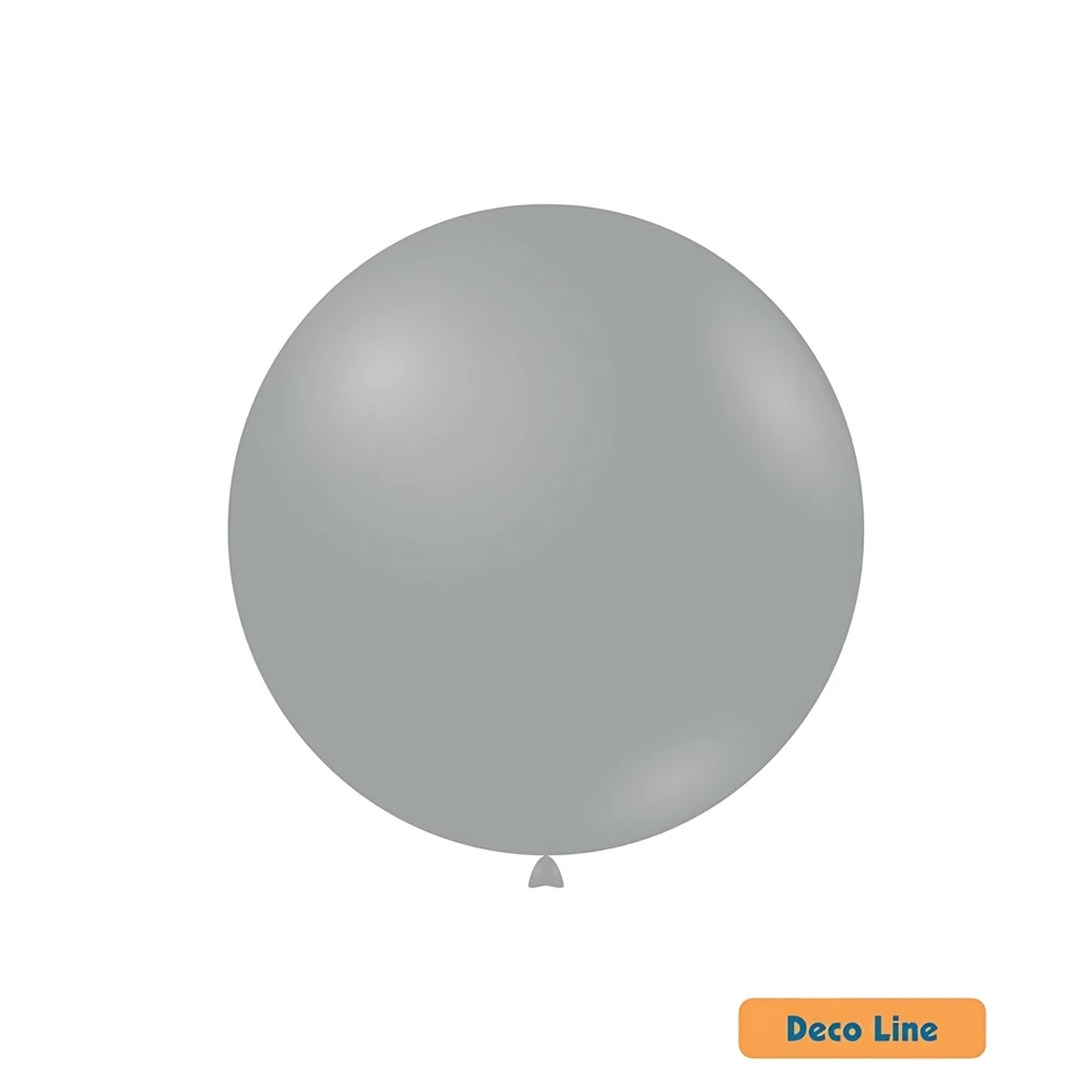Palloncini Deco Line pastello 18" (46cm) Grigio Antracite 215, 20pz.