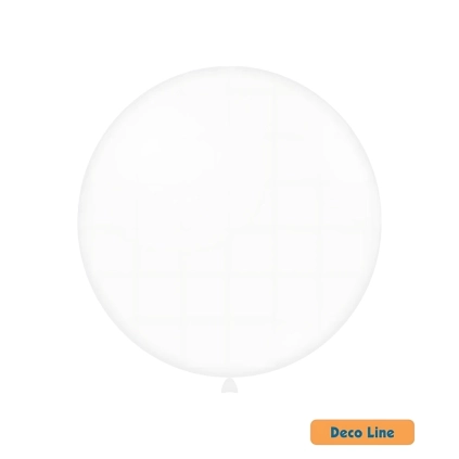 Palloncini Deco Line pastello 26" (66cm) Bianco 200, 10pz.