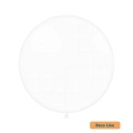 Palloncini Deco Line pastello 36" (91cm) Bianco 200, 2pz.