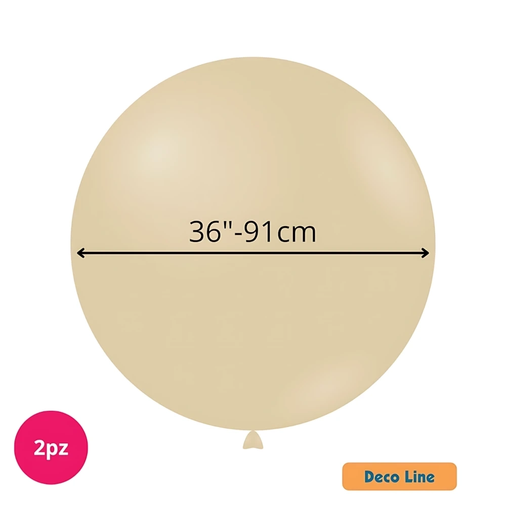 Palloncini Deco Line pastello 36" (91cm) Blush 208, 2pz.