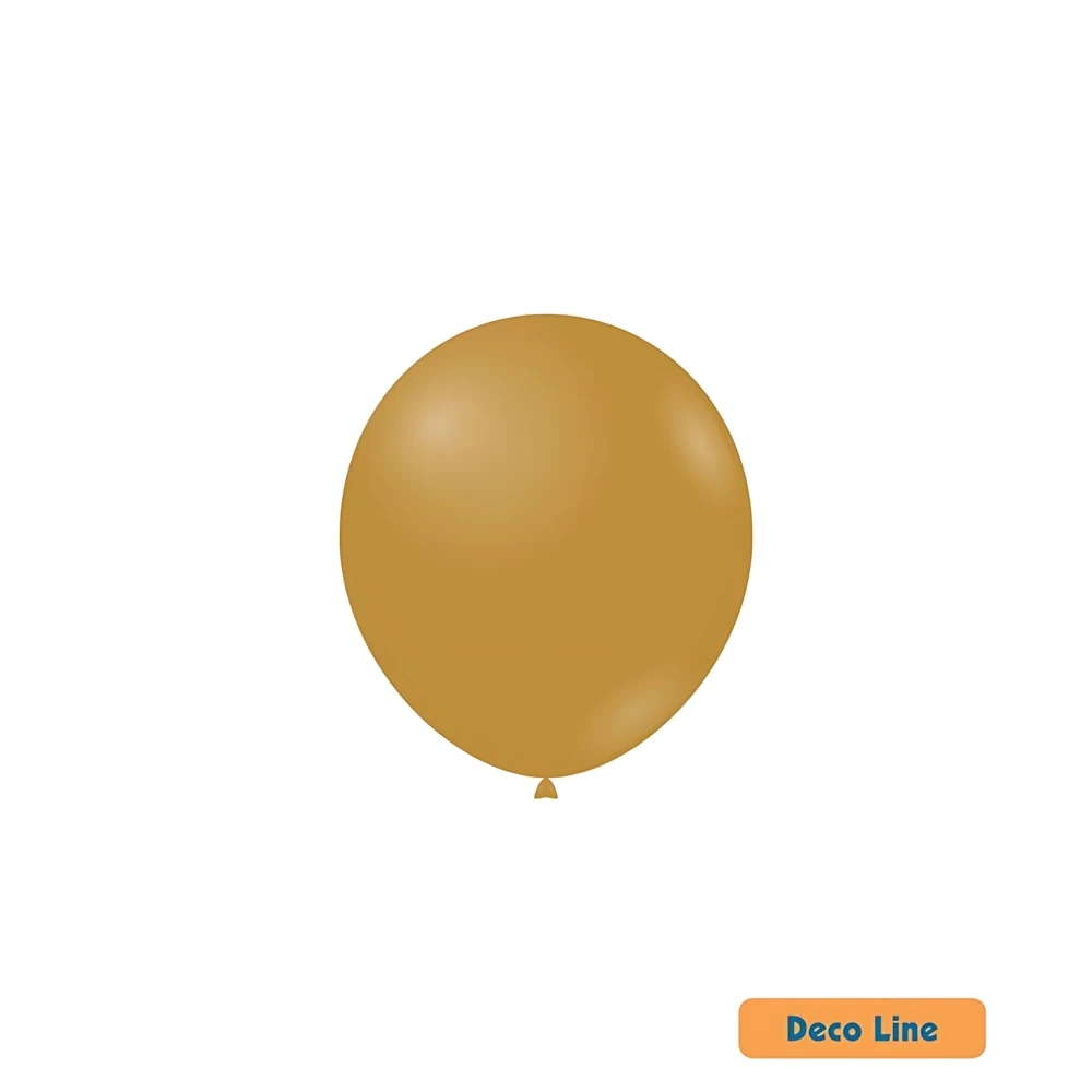 Palloncini Deco Line pastello 5" (13cm) Marrone Moka 209, 100pz.