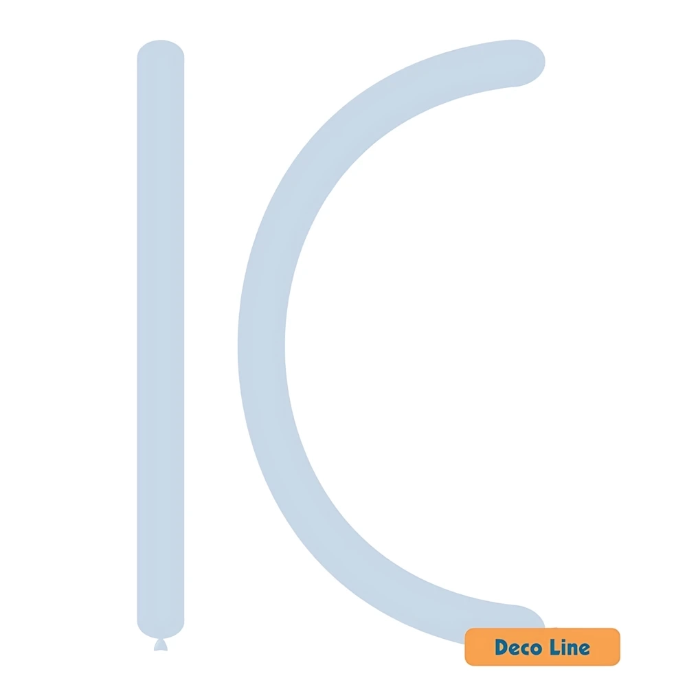 Palloncini modellabili 260 Deco Line pastello Azzurro Polvere 223, 100pz.