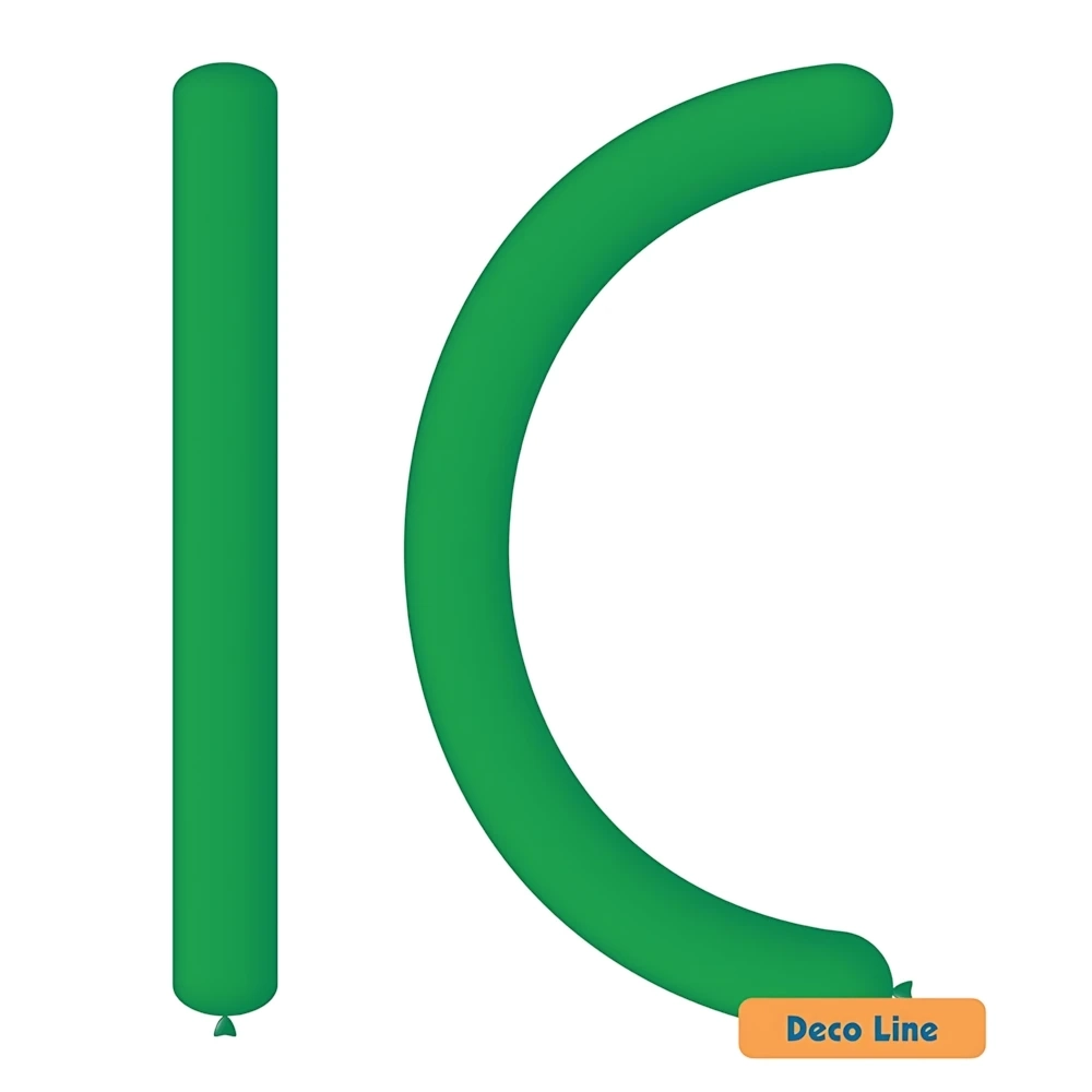 Palloncini modellabili 360 Deco Line pastello Verde Prato 204, 100pz.