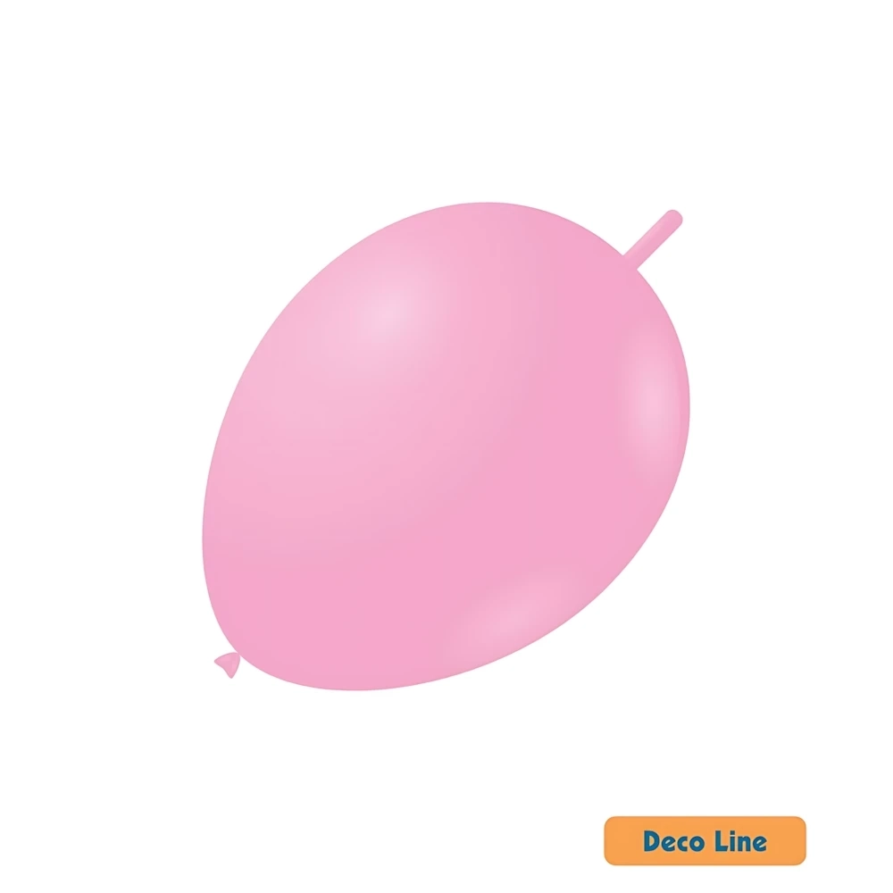 Palloncini link Deco Line pastello 11" (28cm) Rosa Flamingo 225, 50pz.