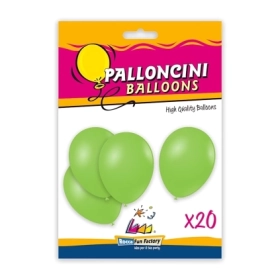 Palloncini classic line pastello 10" (26cm) verde 18, 20pz.