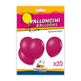 Palloncini classic line pastello 10" (26cm) fucsia 07, 20pz.