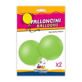 Palloncini classic line pastello 33" (86cm) verde 18, 2pz.