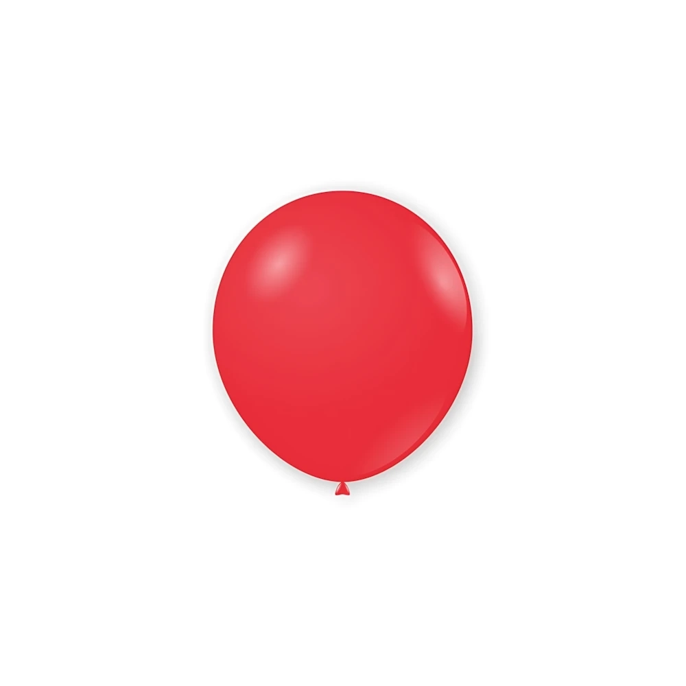 Palloncini classic line pastello 5" (13cm) rosso 19, 100pz.