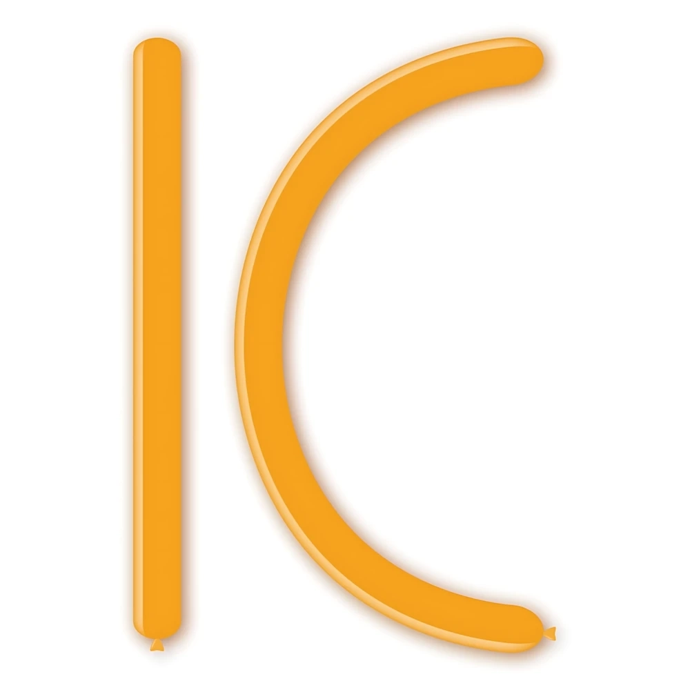 Palloncini modellabili  D4 260 classic line pastello giallo sole 36, 100pz.