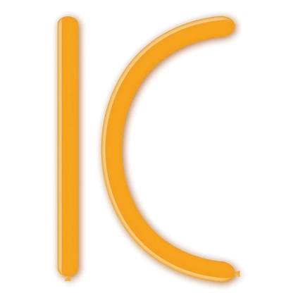 Palloncini modellabili  D4 260 classic line pastello giallo sole 36, 100pz.