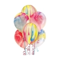 Palloncini classic line marmorizzato 12" (30cm) assortiti, 100pz.