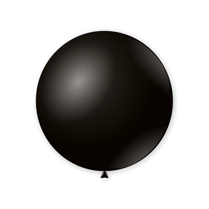Palloncini classic line pastello 33" (86cm) nero 15, 1pz.