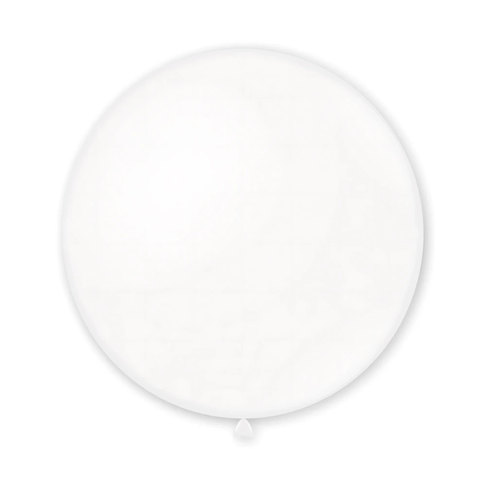 Palloncini classic line pastello 42" (111cm) bianco 10, 1pz.