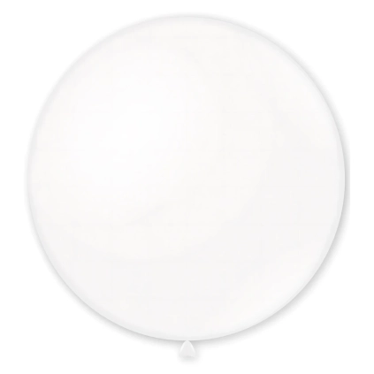 Palloncini classic line pastello 72" (180cm) bianco 10, 1pz.