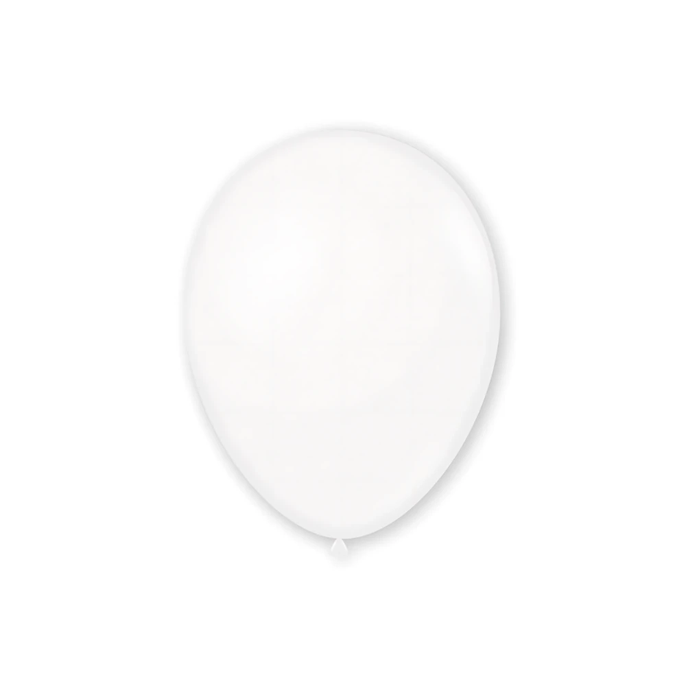 Palloncini classic line pastello 10" (26cm) bianco 10, 100pz.