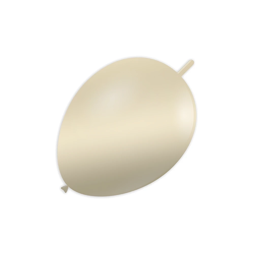 Palloncini link classic line metallizzati 13" (33cm) avorio 38, 100pz.