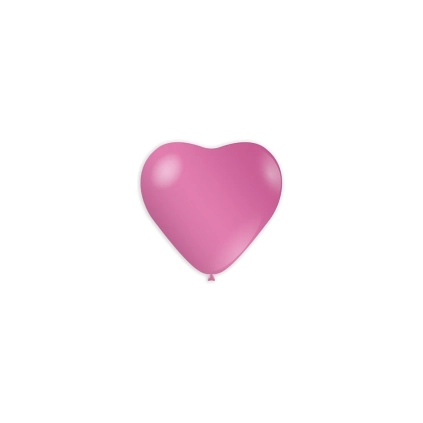 Palloncini cuore classic line metallizzati 5" (13cm) rosa 74, 100pz.