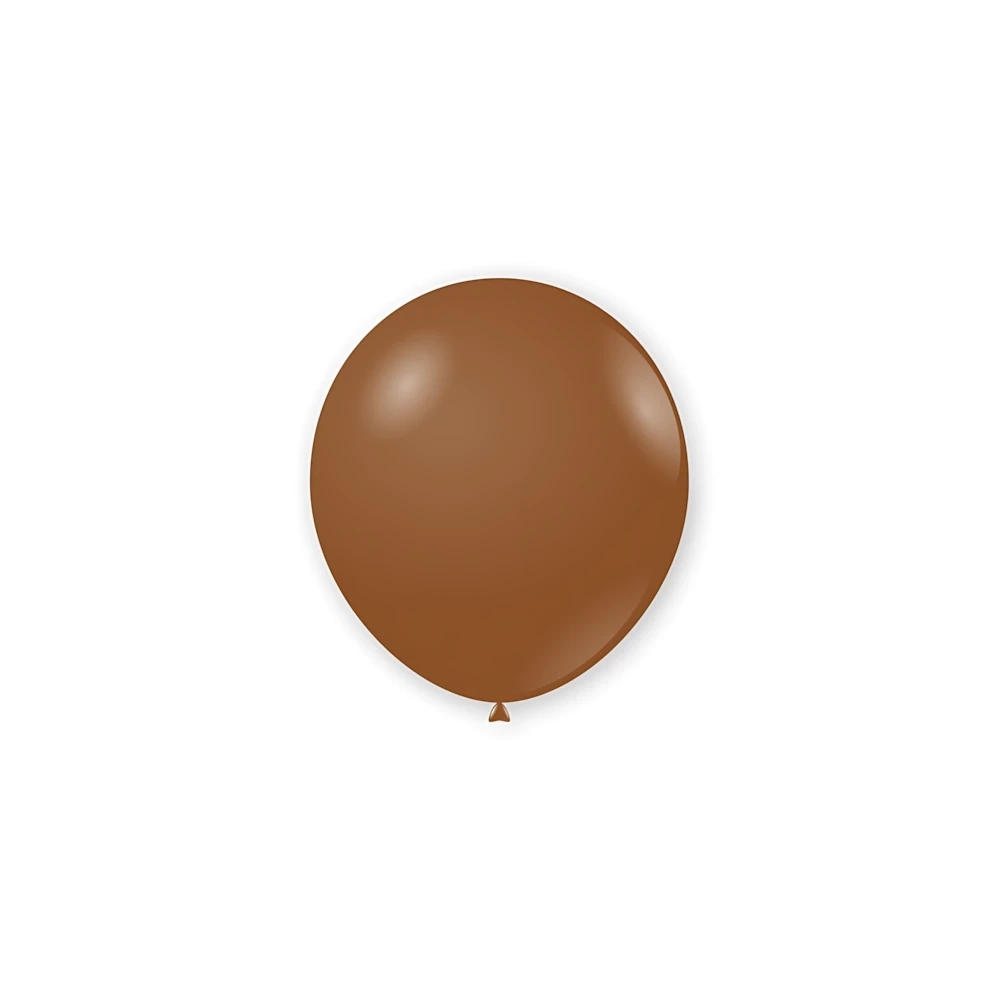 Palloncini classic line pastello 5" (13cm) marrone moka 83, 100pz.