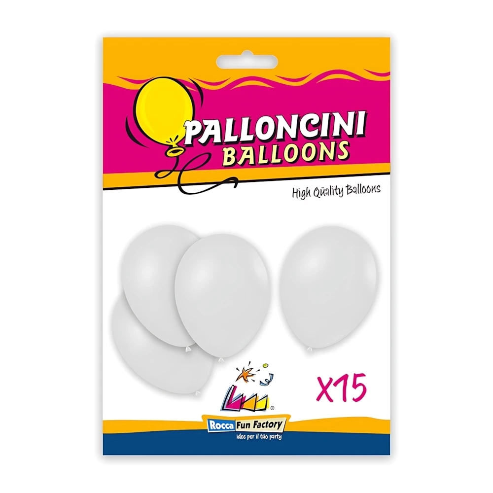 Palloncini classic line pastello 12" (30cm) trasparente 57, 15pz.