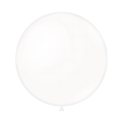 Palloncini classic line pastello 40" (100cm) bianco 10, 1pz.