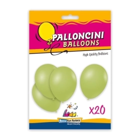 Palloncini classic line pastello 10" (26cm) verde oliva 98, 20pz.