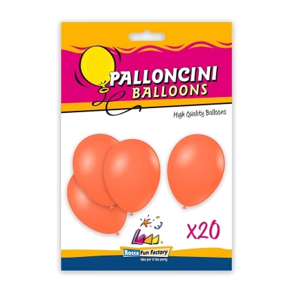 Palloncini classic line pastello 10" (26cm) salmone 16, 20pz.