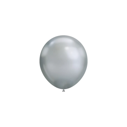 Palloncini classic line titanio 5" (13cm) argento 102, 100pz.