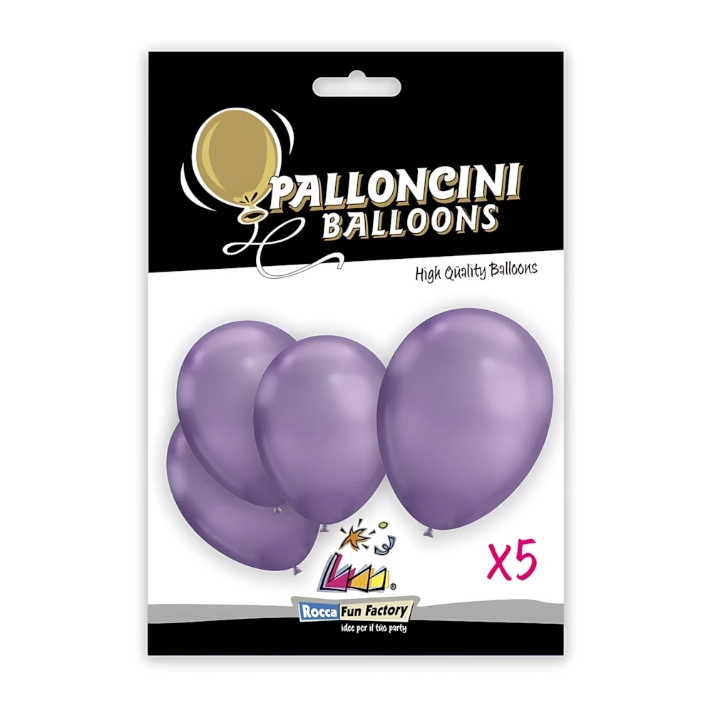 Palloncini classic line titanio 12" (30cm) viola 105, 5pz.
