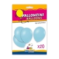 Palloncini classic line pastello 10" (26cm) celeste baby 39, 20pz.