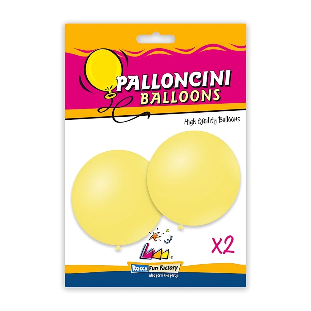 Palloncini classic line pastello 33" (86cm) mostarda 43, 2pz.