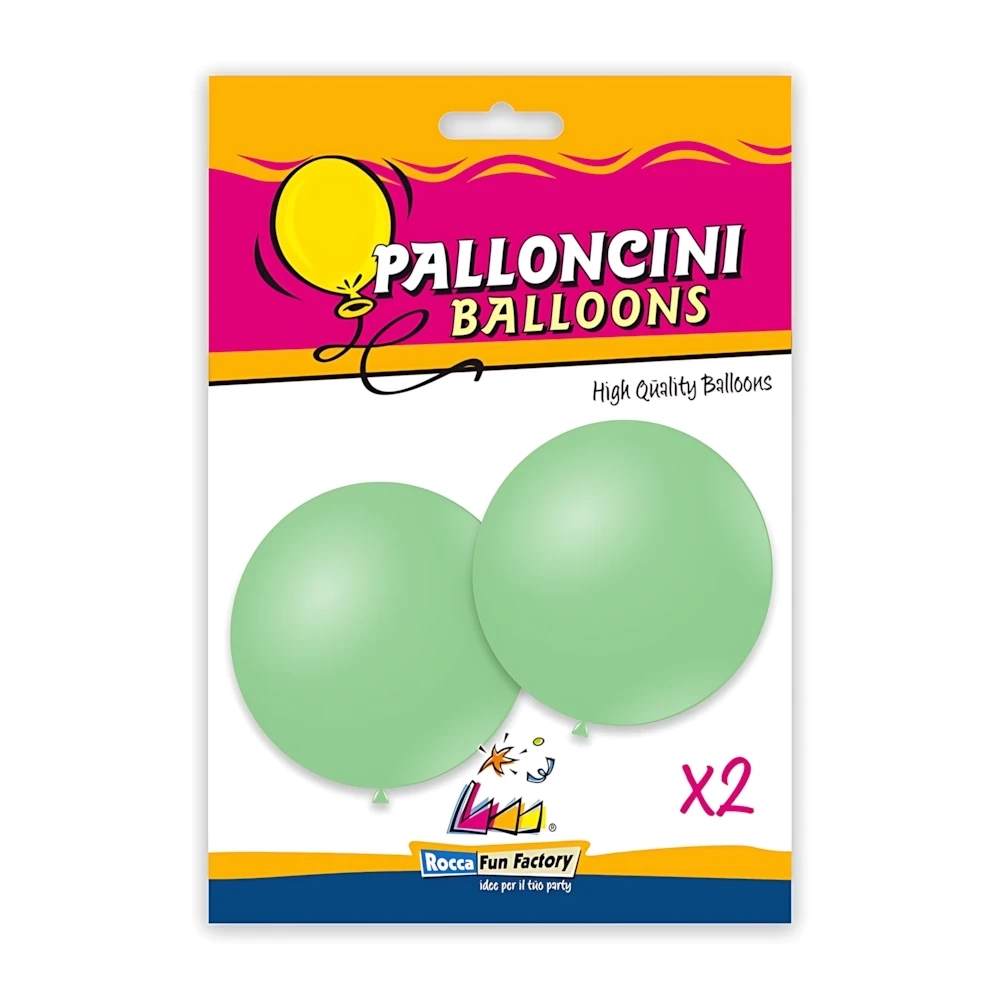 Palloncini classic line pastello 33" (86cm) verde menta 29, 2pz.