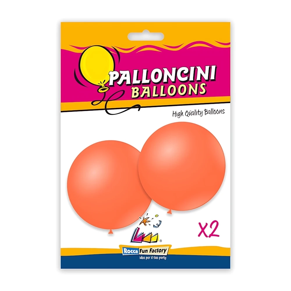 Palloncini classic line pastello 33" (86cm) salmone 16, 2pz.