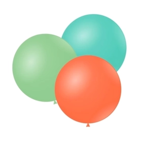 Palloncini classic line macarons 19" (48cm) colori assortiti, 50pz.