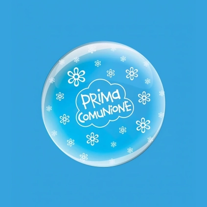 Palloncino Deco B-Loon Prima Comunione Stampa Bianca  24" (60cm), 1pz.