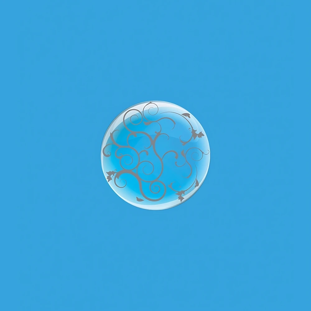 Palloncini Deco B-Loon 10" Filigrana Stampa Argento  10" (25cm), 5pz.